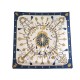 FOULARD HERMES LES CLES EN SOIE BLEUE CARRE 90 CM BLUE SILK SCARF 350€