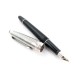 STYLO A PLUME MONTBLANC MEISTERSTUCK SOLITAIRE DOUE ARGENT GRAIN D'ORGE PEN 770€