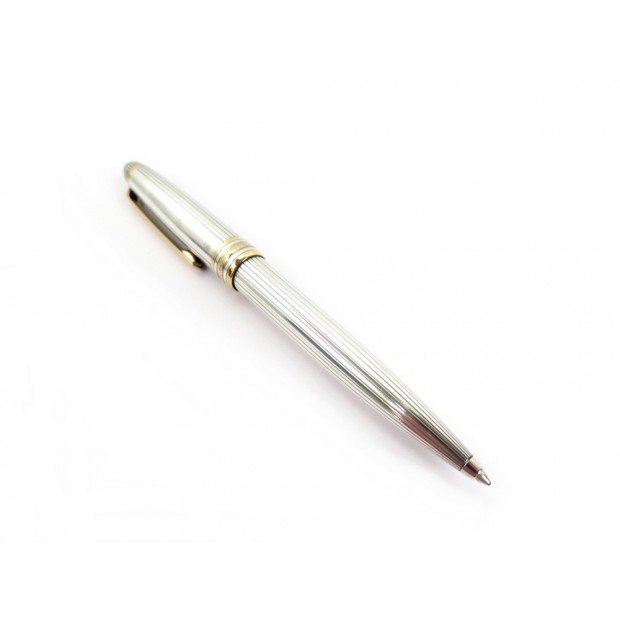 STYLO A BILLE MONTBLANC MEISTERSTUCK SOLITAIRE ARGENT MASSIF 925 SILVER PEN 795€