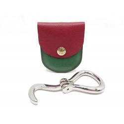 NEUF CURE PIED HERMES EN METAL ARGENTE & ETUI EN CUIR EPSOM HOOF PICK NEW 230€