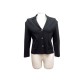 NEUF VESTE CHANEL 3 BOUTONS LOGO CC T 38 S EN VISCOSE NOIRE BLACK JACKET 4200€