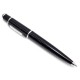 NEUF STYLO CARTIER DIABOLO A BILLE ST180010 NOIR & PALLADIUM PEN BALLPOINT 355€