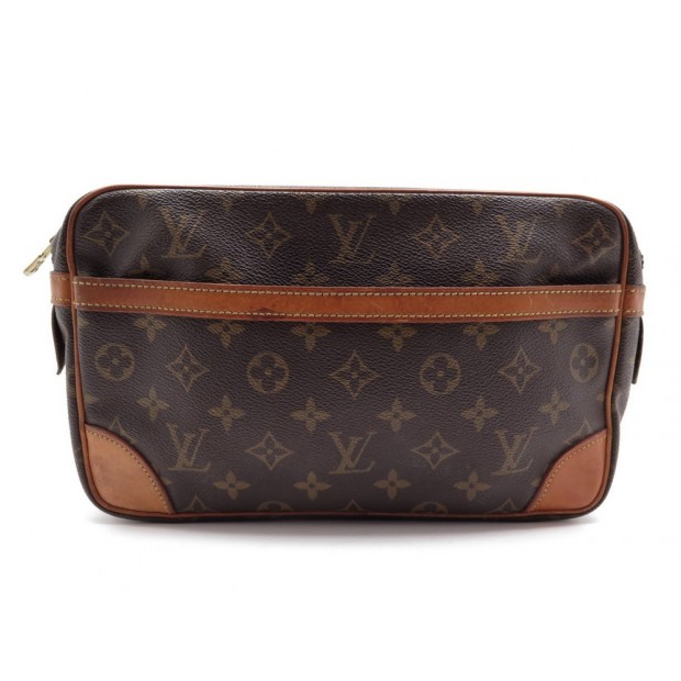 VINTAGE TROUSSE DE TOILETTE LOUIS VUITTON COMPIEGNE 28 MONOGRAM SAC POUCH 550€