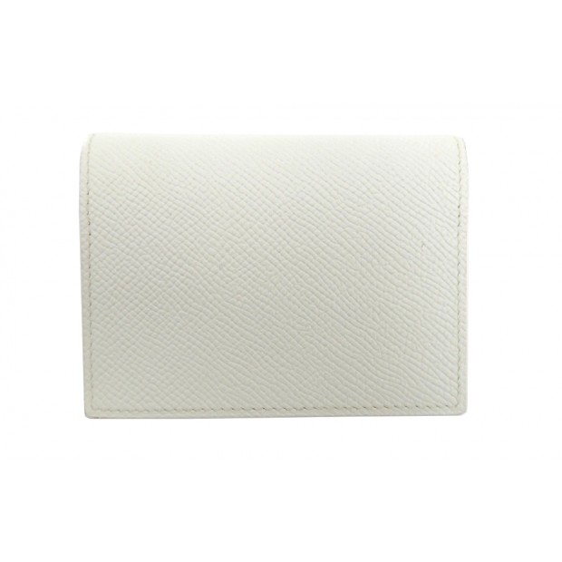 NEUF COUVERTURE PORTE AGENDA HERMES PM EN CUIR COURCHEVEL BLANC DIARY COVER 280€