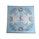 FOULARD HERMES EXPEDITION POLAIRE FRANCAISE EN SOIE BLEUE CARRE 90 + BOITE 350€