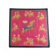 NEUF FOULARD HERMES CARROUSEL EN SOIE ROSE CARRE 90 CM SILK SCARF PINK 350€