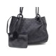 SAC GUCCI 101919 EN TOILE MONOGRAMMEE NOIR + POCHETTE 