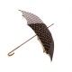 VINTAGE PARAPLUIE LOUIS VUITTON MONOGRAM LV EN TOILE MARRON UMBRELLA BROWN 410€