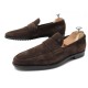 NEUF CHAUSSURES TOD'S MOCASSINS 7 IT 42 FR EN DAIM MARRON DEER LOAFER SHOES 390€