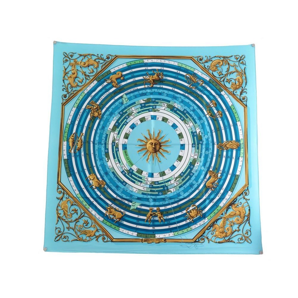 hermes zodiac scarf