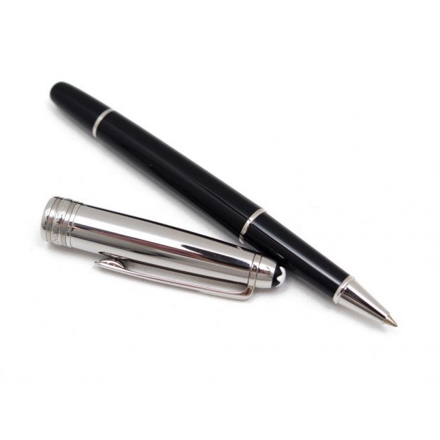 NEUF STYLO ROLLERBALL MONTBLANC MEISTERSTUCK DOUE 05019 EN RESINE NOIR PEN 575€