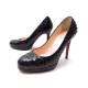 CHAUSSURES CHRISTIAN LOUBOUTIN NEW SIMPLE PUMP 37 EN CUIR PYTHON ESCARPINS 1295€