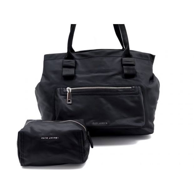 NEUF SAC A MAIN MARC JACOBS CABAS M0009629 POCHETTE M0009600 TOILE NOIR BAG 410€