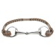 NEUF CEINTURE HERMES MORS A CHEVAL CUIR NATUREL T80 