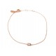 NEUF BRACELET BONPOINT MON PREMIER DIAMANT OR ROSE ET DIAMANT 