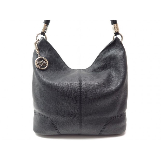 SAC A MAIN LANCEL FRENCH FLAIR A06120 EN CUIR GRAINE NOIR LEATHER HAND BAG 695€