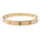 BRACELET CARTIER LOVE OR JAUNE 18KT DIAMANTS TAILLE 17 