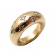 BAGUE CHAUMET JONC ETOILE GM T52 7 DIAMANTS 0.28 CT OR JAUNE 18K 12GR RING 4500€