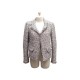 VESTE CHANEL P24504 TAILLE 36 S TAILLEUR TWEED LAINE ROSE MANTEAU JACKET 4200€