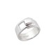 NEUF BAGUE DINH VAN T 52 EN ARGENT 925 ARGENTE 9.2 GR SILVER + ECRIN RING 350€