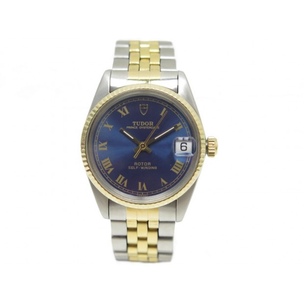 VINTAGE MONTRE TUDOR BY ROLEX 72033 31 MM PRINCE OYSTERDATE AUTO OR ACIER 2860€