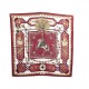 FOULARD HERMES MAGNICUS 100% SOIE BORDEAUX 