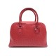 NEUF SAC A MAIN DELVAUX SIGNATURE AUTRUCHE ROUGE 