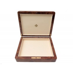 BOITE POUR MONTRE VACHERON CONSTANTIN EN BOIS LAQUE MARRON WOOD WATCH CASE