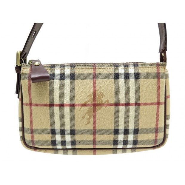 burberry pochette motif tartan check