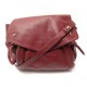 SAC A MAIN SONIA RYKIEL BESACE BANDOULIERE EN CUIR BORDEAUX HAND BAG PURSE 690€