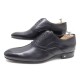 NEUF CHAUSSURES LOUIS VUITTON RICHELIEU 7.5 41.5 EN CUIR NOIR BLACK SHOES 650€