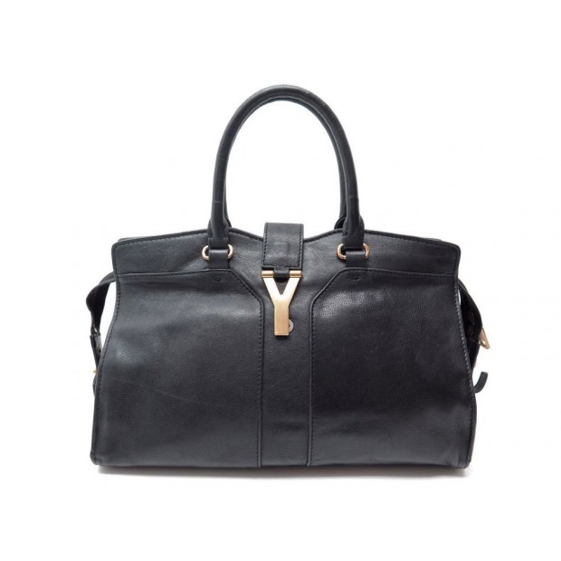 SAC A MAIN YVES SAINT LAURENT 279079 CHYC MEDIUM EN CUIR NOIR HAND BAG 1600€