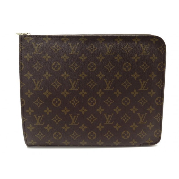 SAC PORTE DOCUMENTS LOUIS VUITTON 33CM TOILE MONOGRAM POCHETTE A MAIN TABLETTE