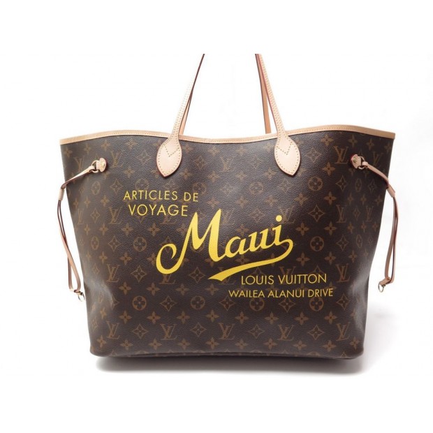 NEUF SAC A MAIN LOUIS VUITTON NEVERFULL MAUI EDITION LIMITEE 