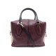 NEUF SAC A MAIN TOD'S BOWLER BANDOULIERE EN CUIR ROSE & BORDEAUX HAND BAG 1175€